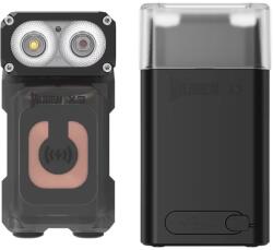 WUBEN X3 Pro Black elemlámpa + alumínium töltődoboz 700 lumen (2807369)