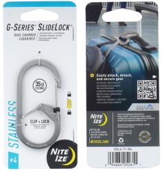 Nite Ize G-Series SlideLock 4 karabiner - Steel (1668919)