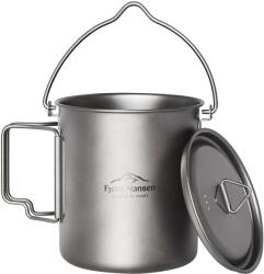 Fjord Nansen Jacon Henge Titanum Cup titán bögre 750 ml - Silver (2062201)