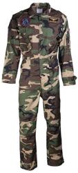 Mil-Tec US Style Flight Coverall gyermek overál - Woodland - XS (2789126)