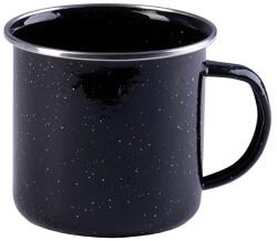 Mil-Tec Western acél bögre 680 ml - Black (337677)