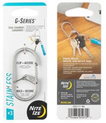 Nite Ize G-Series 3 karabiner Silver (79469)