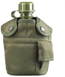Mil-Tec US Plastic Canteen 900 ml kulacs tokkal és bögrével - Olive (38923)