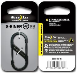 Nite Ize S-Biner 2 karabiner - Black Steel (13254)
