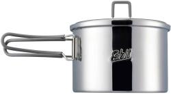 Esbit Round Camping Pot stainless kemping fazék fedéllel - 1, 6 l (2806110)