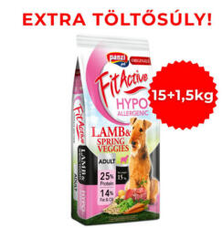 FitActive Akciós Túltöltött FitActive ORIGINALS ADULT HIPOALLERGÉN Lamb&Spring Veggies bárány és tavaszi zöldségek 15 + 1, 5kg (315157TT)