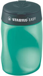 STABILO Hegyező, háromlyukú, tartályos, balkezes, STABILO "Easy", olajzöld (4501)