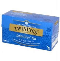 TWININGS Lady Grey ízesített fekete tea (25 tasak) (0070177078775)