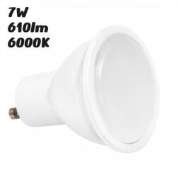 MILIO GU10 LED izzó 7W 610lm 6000K hideg fehér 120° - 60W-nak megfelelő (21333)