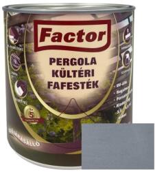  Factor Pergola kültéri fafesték Szürke 0, 75l