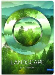 Lastva Landscape notebook keményfedeles notesz - A5 96 lapos - kockás (FR-8606028380869ZOLD)