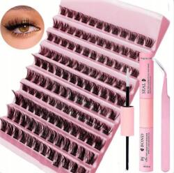  Bonding Szempilla 120 Db-os Bonding Lash Szett Diy Műszempilla Akcesoria Ragasztó