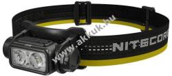 NITECORE NU40 fejlámpa beépített 18650 akku 2600mAh USB-C IPX68 1000lm