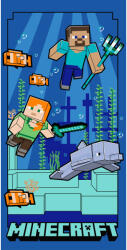  Minecraft Underwater fürdőlepedő, strand törölköző 70x140cm (Fast Dry) (JFK145112) - ostore