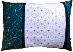  Pamut Félpárna huzat - 70x50 cm méretben / Petrol Mandala mintás