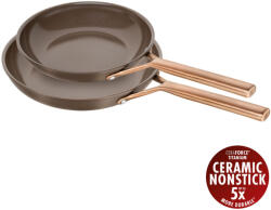 ZWILLING MILANO 2 darabos alumínium serpenyőkészlet, 28 cm barna (1035085)