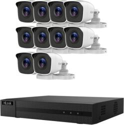 HiLook by Hikvision 10 csőkamerás 5MP AHD komplett kamerarendszer szett