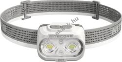 NITECORE UT27 2024 Titan White fejlámpa, duál tápellátás, max. 800lm, ultrakönnyű