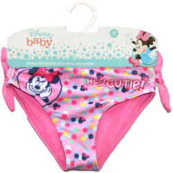 Global Licence Srl Baba fürdőruha alsó kislányoknak - Minnie egér - Hey cutie felirattal - rózsaszín - 98