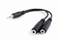 Gembird Audio kábel 0, 1 m 3.5mm 2 x 3.5mm Fekete (CCA-415-0.1M)