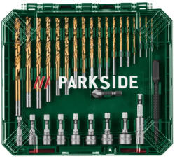 PARKSIDE ® Fúró- és bitkészlet 2 szintes tárolódobozban - 75 részes (509651)
