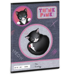 Ars Una Füzet sima ARS UNA A/5 32 lapos 20-32 Think Pink 5519 (53615190) - papir-bolt