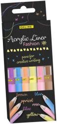 ONLINE Set 6 linere acrilice Online, Fashion (ON018632)