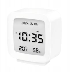 Logilink Digitális LCD Ébresztőóra Hőmérő Higrométer Data Alarm Snooze (SC0120)