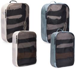 Thule Set saculeti de depozitare Thule Family Packing Cube 2 mari + 2 medii, alb/albastru (TA3205580) Geanta voiaj