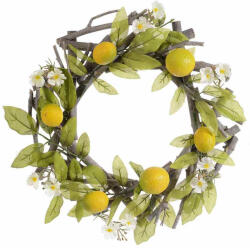 Decorer Coronita lemn decorata cu lamai 30 cm (A09.04.59deco)