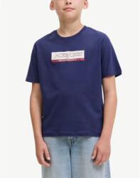 JACK & JONES Jorinwood Block Brend Tee Ss Cn Noos Jnr Ocean Cavern - magazinko
