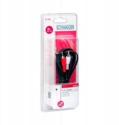 SCHWAIGER Audio kábel Schwaiger TFS1030 533 3 m 3, 5 mm 2 x Rca Fekete (TFS1030)