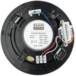 DAP-Audio Boxa tavan neagra 100V, 6 inch, DAP EDCS-626 (782037)