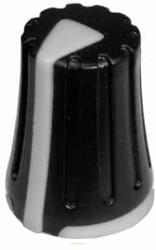 Noiz Buton Potentiometru Mixer 16x12mm, Negru-Alb (799718)
