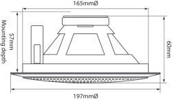Adastra Boxa tavan 100V 6W Adastra EC56V (781596)