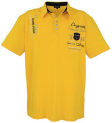 LAVECCHIA tricou polo barbati 608 oversize Galben 4XL