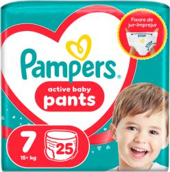 Pampers Scutece chilotel Pants Marimea 7 pentru 17+ kg, 25 bucati, Pampers