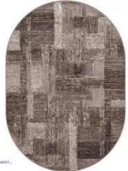 Mira Covor Oval Mira 24007-120, Marime 160 x 230 cm, Maro, Inaltime Fir 6, 5 mm, Antialergic, Polipropilena, Living, Dormitor, Sufragerie, Birou Covor