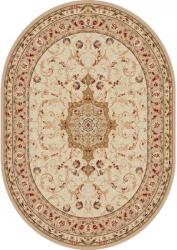 LOTOS Covor Oval Lotos 523-100, Bej, Crem, Inaltime Fir 8 mm, Marime 150 x 230 cm, Antialergic, Polipropilena, Living, Dormitor, Sufragerie, Birou - covorexpert - 218,99 RON Covor
