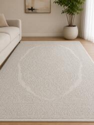 Itea Covor Model Itea 42015-100, Marime 95 x 200 cm, Alb, Inaltime Fir 10 mm, Antialergic, Polipropilena, Living, Dormitor Covor