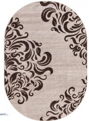 Mira Covor Oval Model Mira 24031-243, Marime 120 x 200 cm, Maro, Inaltime Fir 6 mm, Antialergic, Polipropilena, Living, Dormitor, Sufragerie, Birou Covor