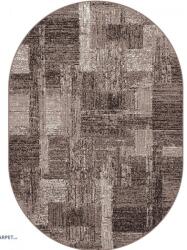Mira Covor Oval Mira 24007-120, Marime 120 x 170 cm, Maro, Inaltime Fir 6, 5 mm, Antialergic, Polipropilena, Living, Dormitor, Sufragerie, Birou Covor
