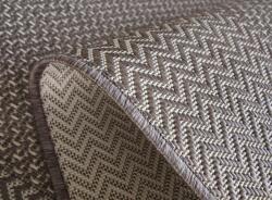 Jeans Covor Iuta Jeans 19242-91, Marime 120 x 200 cm, Maro, Inaltime Fir Tesatura plata, Antialergic, Polipropilena, Bucatarie, Hol, Balcon Covor
