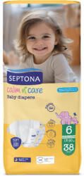 Septona Бебешки пелени Septona - Calm n' Care, Large, No 6, 13-20 kg, 38 броя (5201410886078)