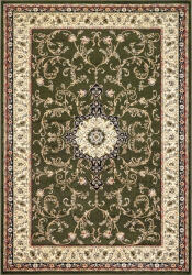 LOTOS Covor Lotos 523-310, Marime 200 x 300 cm, Crem, Verde, Inaltime Fir 8 mm, Antialergic, Polipropilena, Living, Dormitor, Sufragerie, Birou Covor