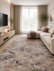 Mira Covor Mira 24137-122, Marime 100 x 200 cm, Maro, Inaltime Fir 6 mm, Antialergic, Polipropilena, Living, Dormitor, Sufragerie, Birou Covor