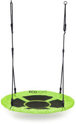 ECOTOYS Leagan cuib Ecotoys, 150 kg, 100 cm, reglabil, verde Leagan