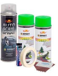 AVEX Kit complet reparatie si vopsire jante culoare Verde Fluorescent, V2 (AVX-KVJ-VFV2) - strongmoto