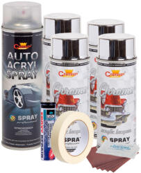 AVEX Kit complet reparatie si vopsire jante culoare Crom Metalic, V4 (AVX-KVJ-CV4) - strongmoto