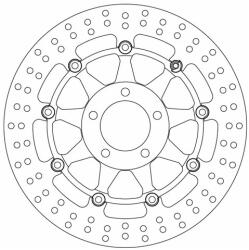 Ferodoracing Disc Frana - Ferodo (FMD0117RX)